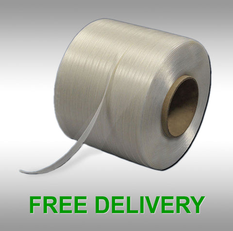 Baling Tape, 9mm x 500M, 8 Rolls: €155.50 per Box / €28.50 per Roll / €0.040per Metre